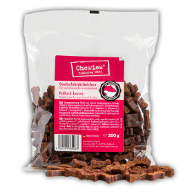 CHEWIES Leckerli SEELACHSKNÖCHELCHEN für Hunde...