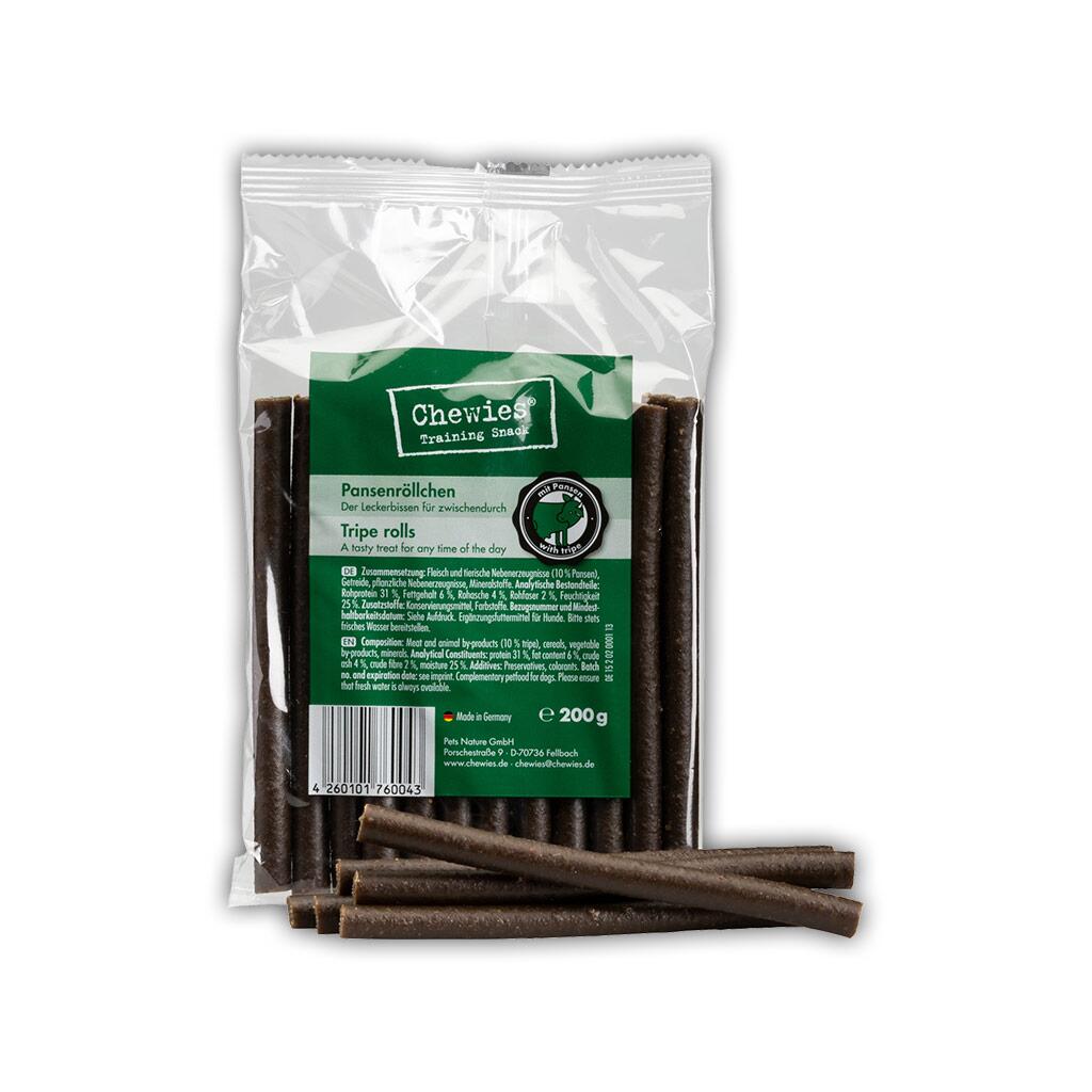 CHEWIES Leckerli PANSENRÖLLCHEN für Hunde 200g