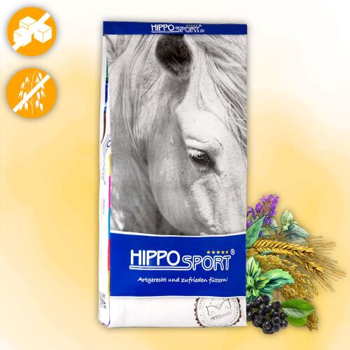 HIPPOSPORT Futter KRÄUTERMÜSLI für Pferde 15kg