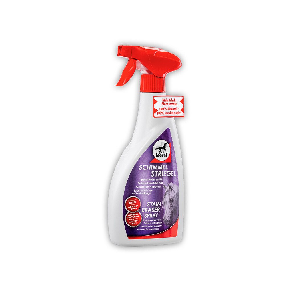 LEOVET Haarpflege MILTON-WEIß SCHIMMEL STRIEGEL für Pferde 550ml