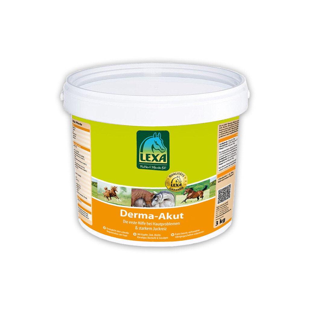 LEXA Ergänzungsfutter DERMA-AKUT für Pferde 3kg