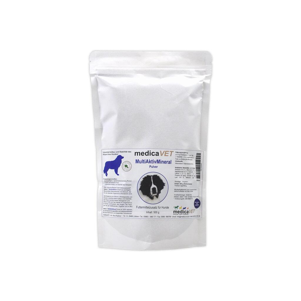MEDICA-VET Ergänzungsfutter MULTI-AKTIV-MINERAL für Hunde 500g