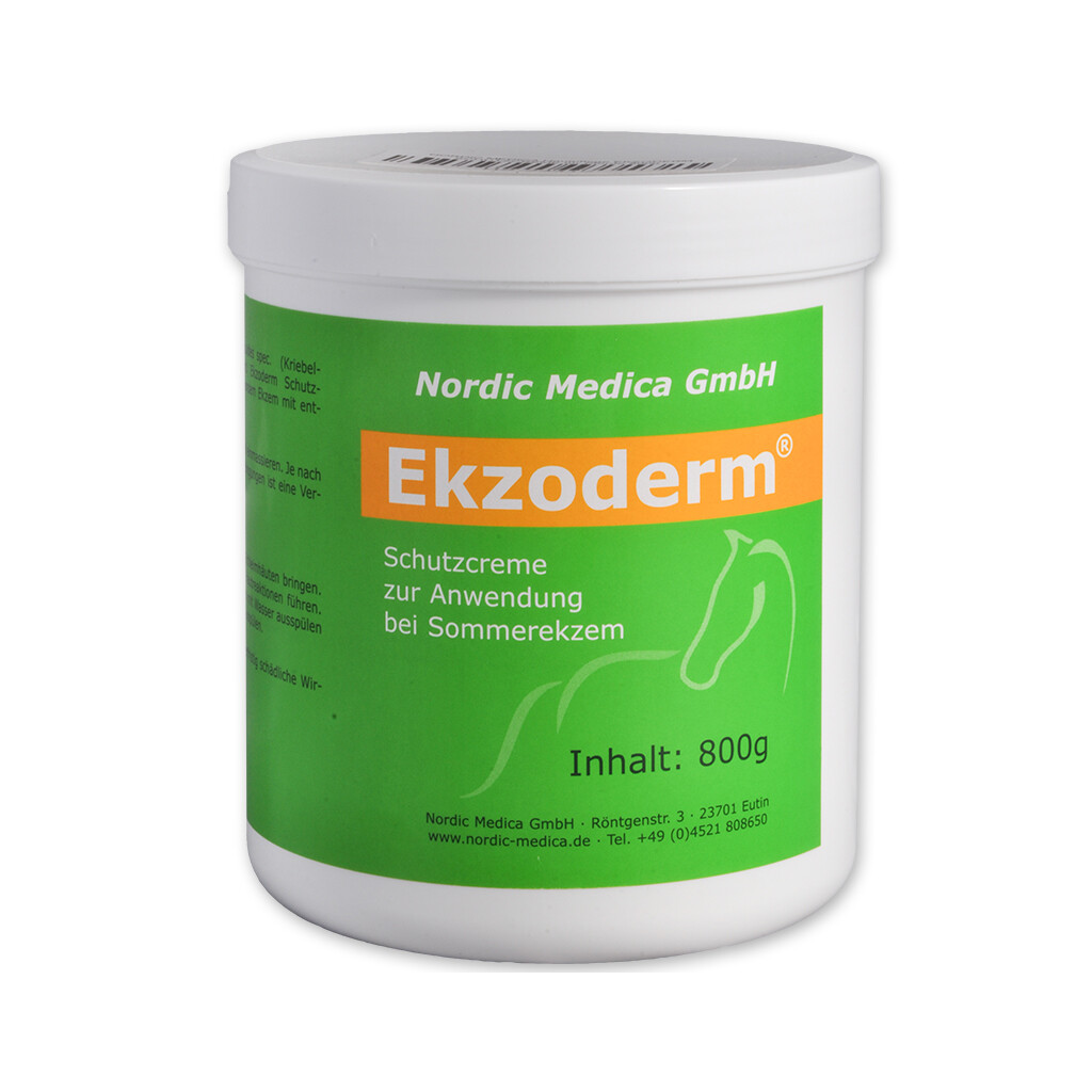 NORDIC MEDICA Hautpflege EKZODERM SCHUTZCREME für Pferde 800g