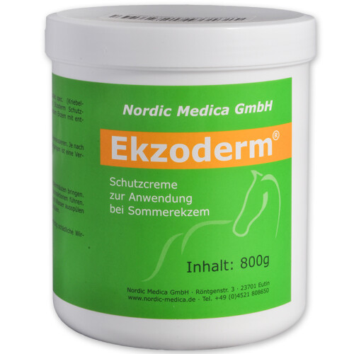 NORDIC MEDICA Hautpflege EKZODERM SCHUTZCREME für Pferde 800g