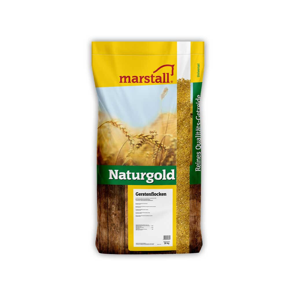 MARSTALL Futter NATURGOLD GERSTENFLOCKEN für Pferde 20kg