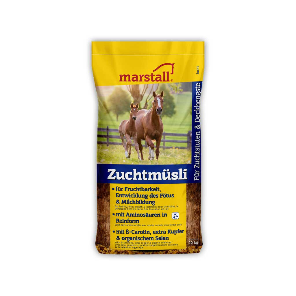 MARSTALL Futter ZUCHTMÜSLI für Pferde 20kg
