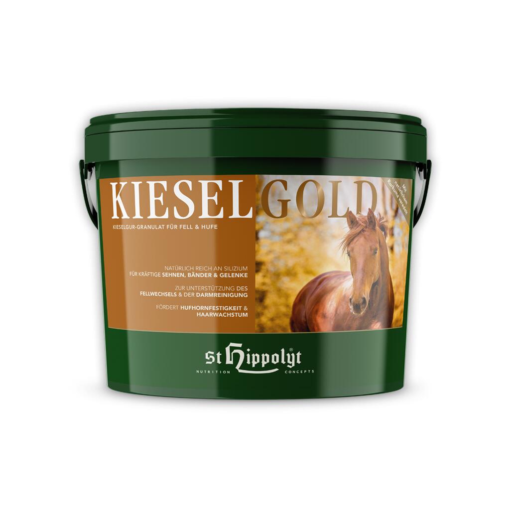 ST. HIPPOLYT Ergänzungsfutter KIESELGOLD für Pferde 4kg