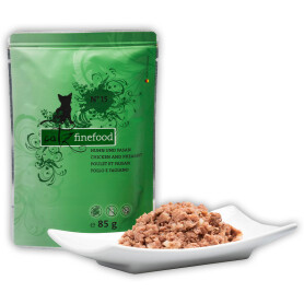 CATZ FINEFOOD Nassfutter NO.15 HUHN UND FASAN für...
