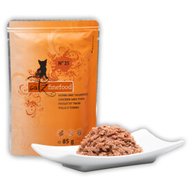 CATZ FINEFOOD Nassfutter NO.25 HUHN UND THUNFISCH...