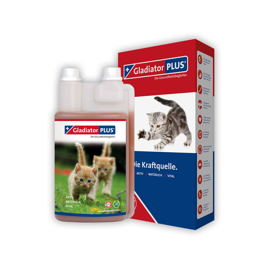 GLADIATOR Ergänzungsfutter GLADIATOR PLUS für Katzen