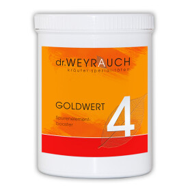 DR. WEYRAUCH Ergänzungsfutter NR. 4 GOLDWERT...