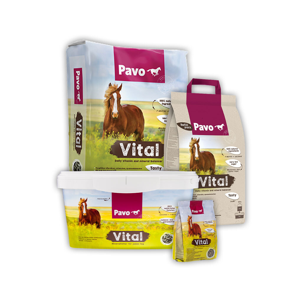PAVO Mineralfutter VITAL für Pferde