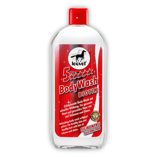 LEOVET Fellpflege FÜNF STERNE BODY WASH BIOTIN für Pferde