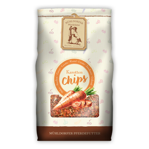 MÜHLDORFER Ergänzungsfutter KAROTTEN-CHIPS für Pferde 3,5kg
