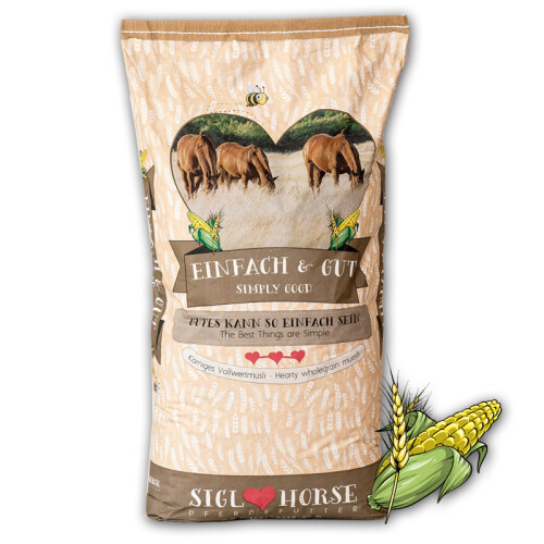 SIGLHORSE Futter EINFACH UND GUT für Pferde 20kg
