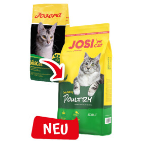 JOSICAT Trockenfutter CRUNCHY POULTRY für Katzen