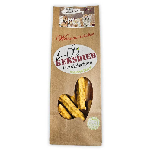 KEKSDIEB Leckerli WEIHNACHTSKEKSE für Hunde 110g