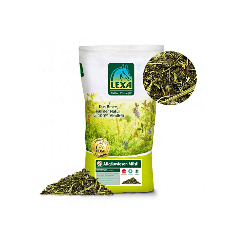 LEXA Futter ALLGÄUWIESEN MÜSLI für Pferde