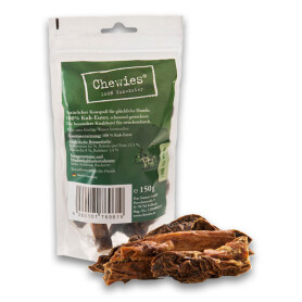 CHEWIES Leckerli KUH-EUTER für Hunde 150g