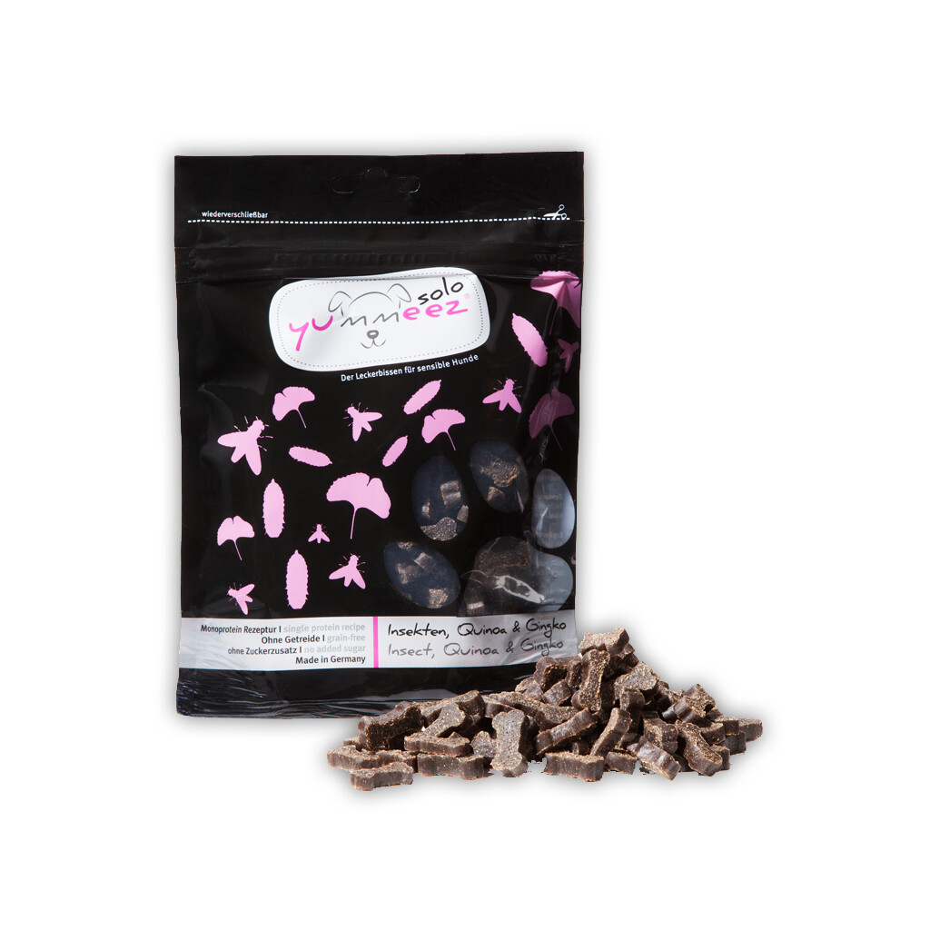 YUMMEEZ SOLO Leckerli INSEKTEN für Hunde 175g