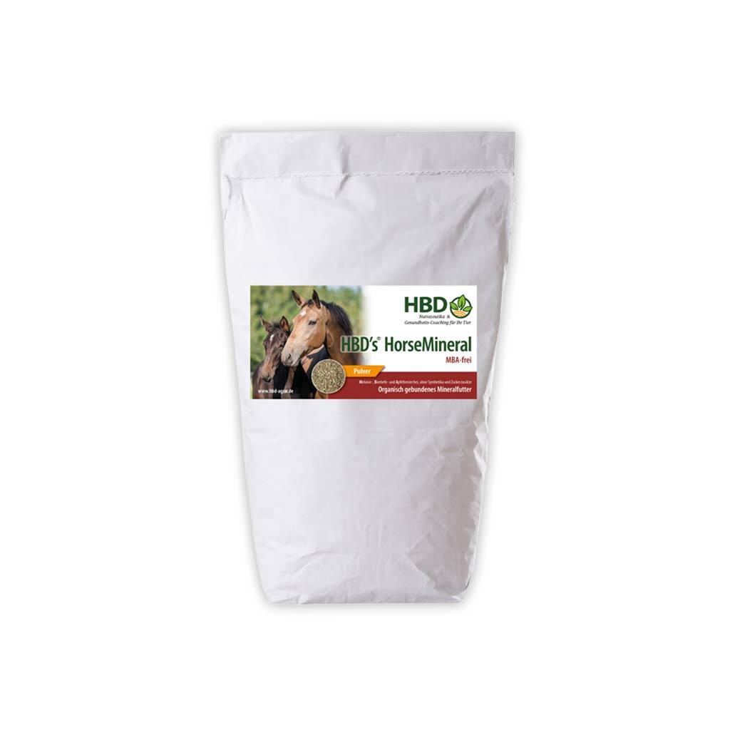 HBDS Mineralfutter HORSEMINERAL OHNE M, A, BT für Pferde