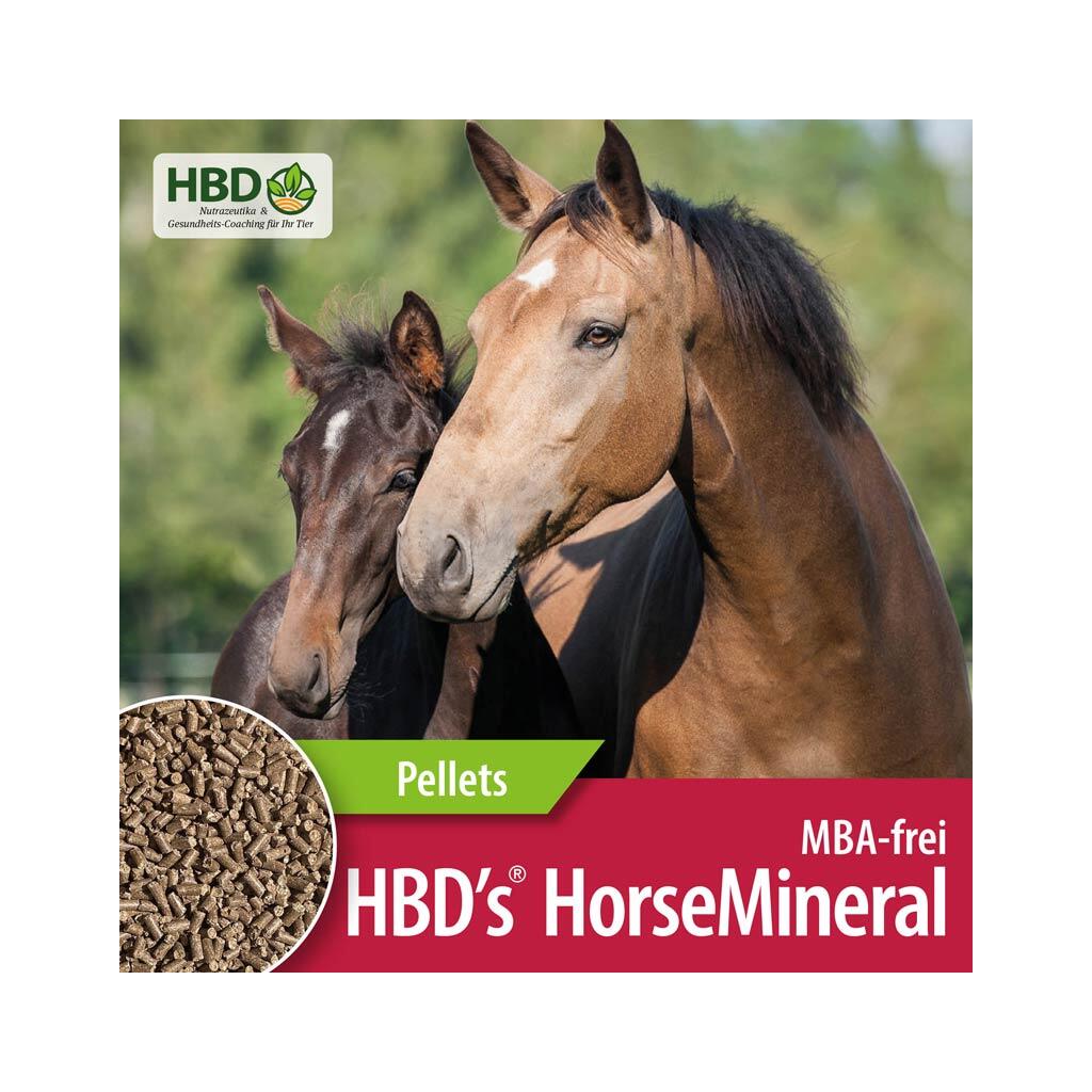 HBDS Mineralfutter HORSEMINERAL OHNE M, A, BT, PELLETIERT für Pferde