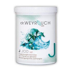 DR. WEYRAUCH Ergänzungsfutter J JOD VET für...