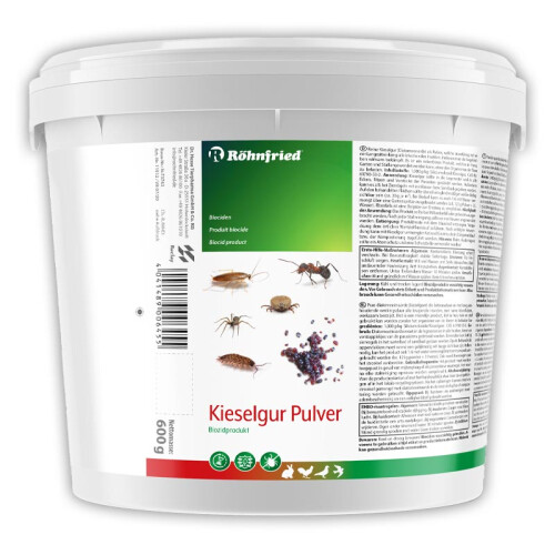 RÖHNFRIED Pflegemittel KIESELGUR PULVER PUR für Geflügel 600g