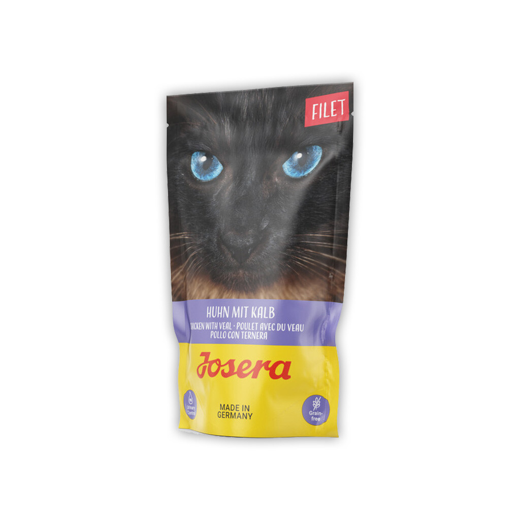 JOSERA Nassfutter FILET HUHN MIT KALB für Katzen