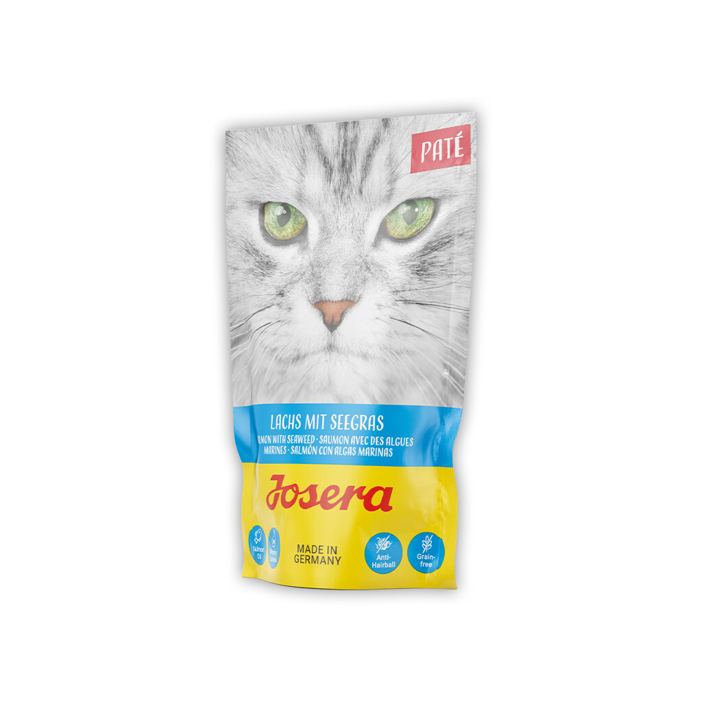 JOSERA Nassfutter PATE LACHS MIT SEEGRAS für Katzen