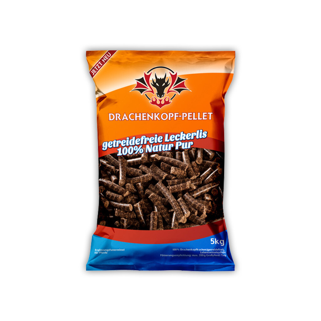 URKRAFT Ergänzungsfutter DRACHENKOPFPELLETS für Pferde