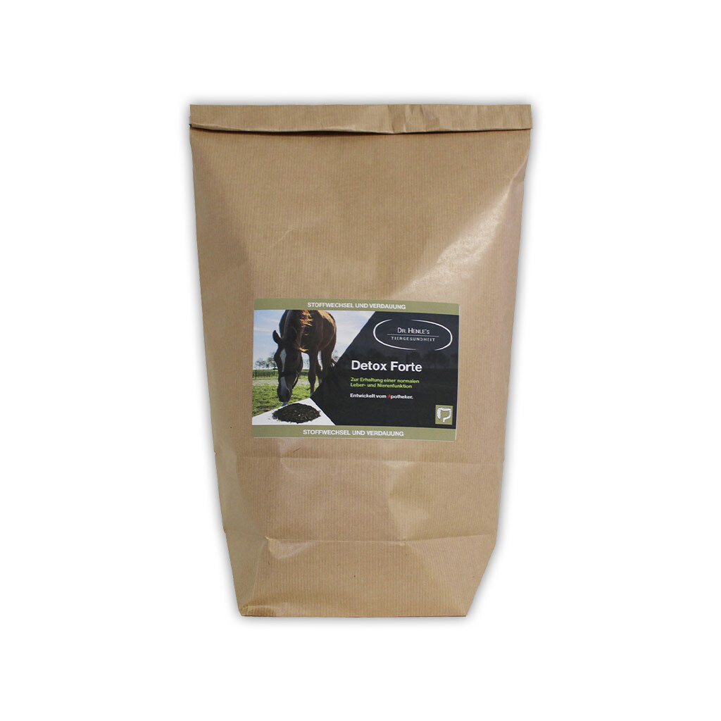 DR. HENLES Ergänzungsfutter DETOX FORTE für Pferde