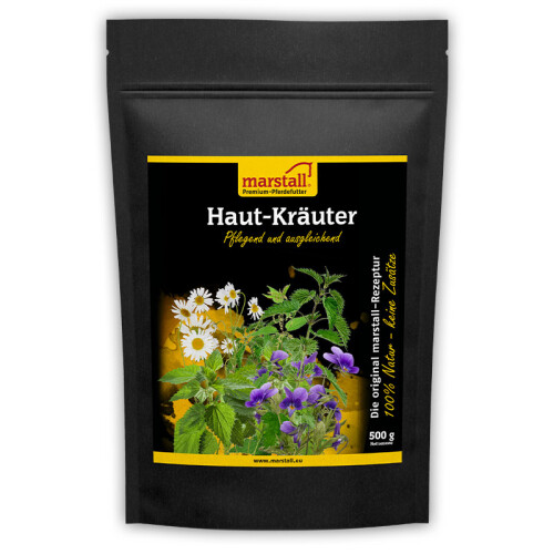 MARSTALL Ergänzungsfutter HAUT-KRÄUTER für Pferde 500g
