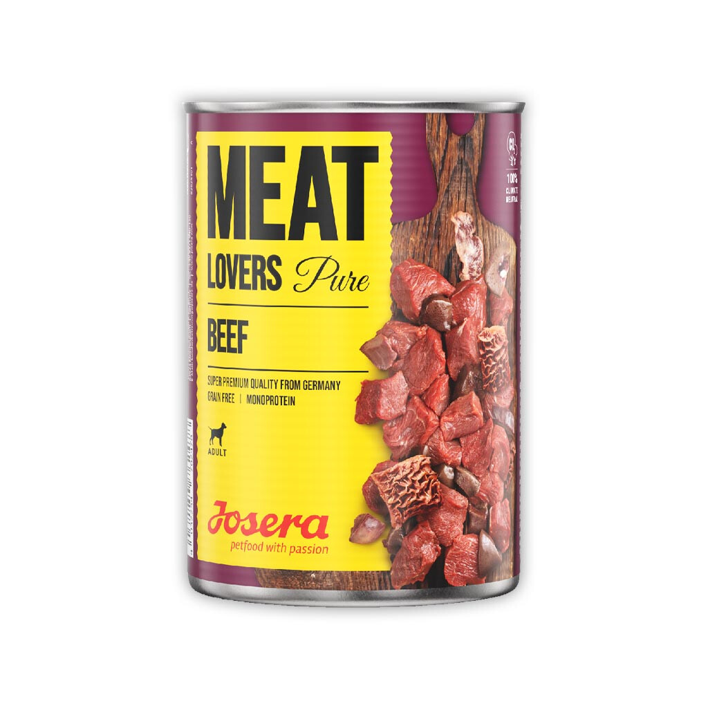 JOSERA Nassfutter MEATLOVERS PURE BEEF für Hunde