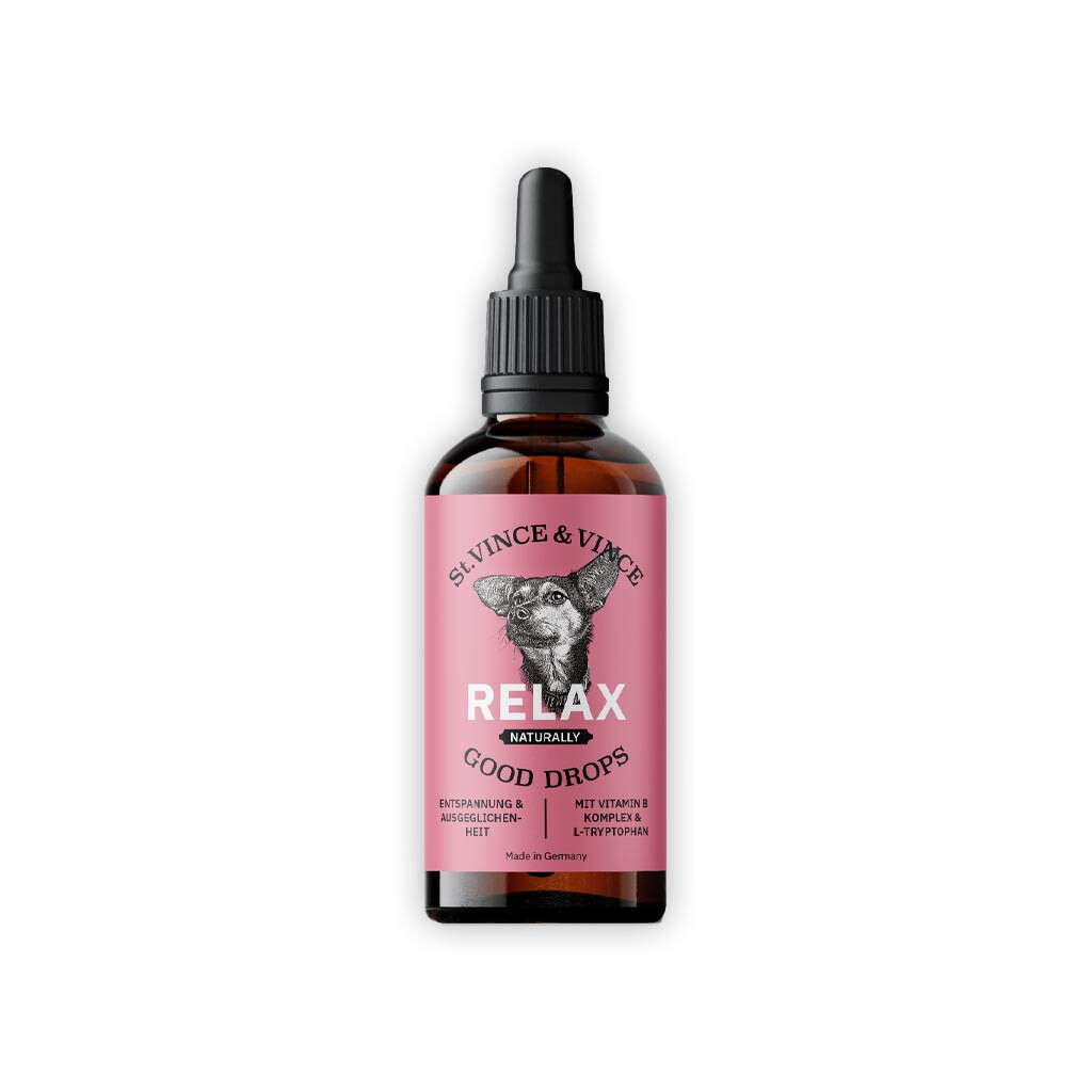 ST. VINCE & VINCE Ergänzungsfutter GOOD DROPS RELAX für Hunde 100ml