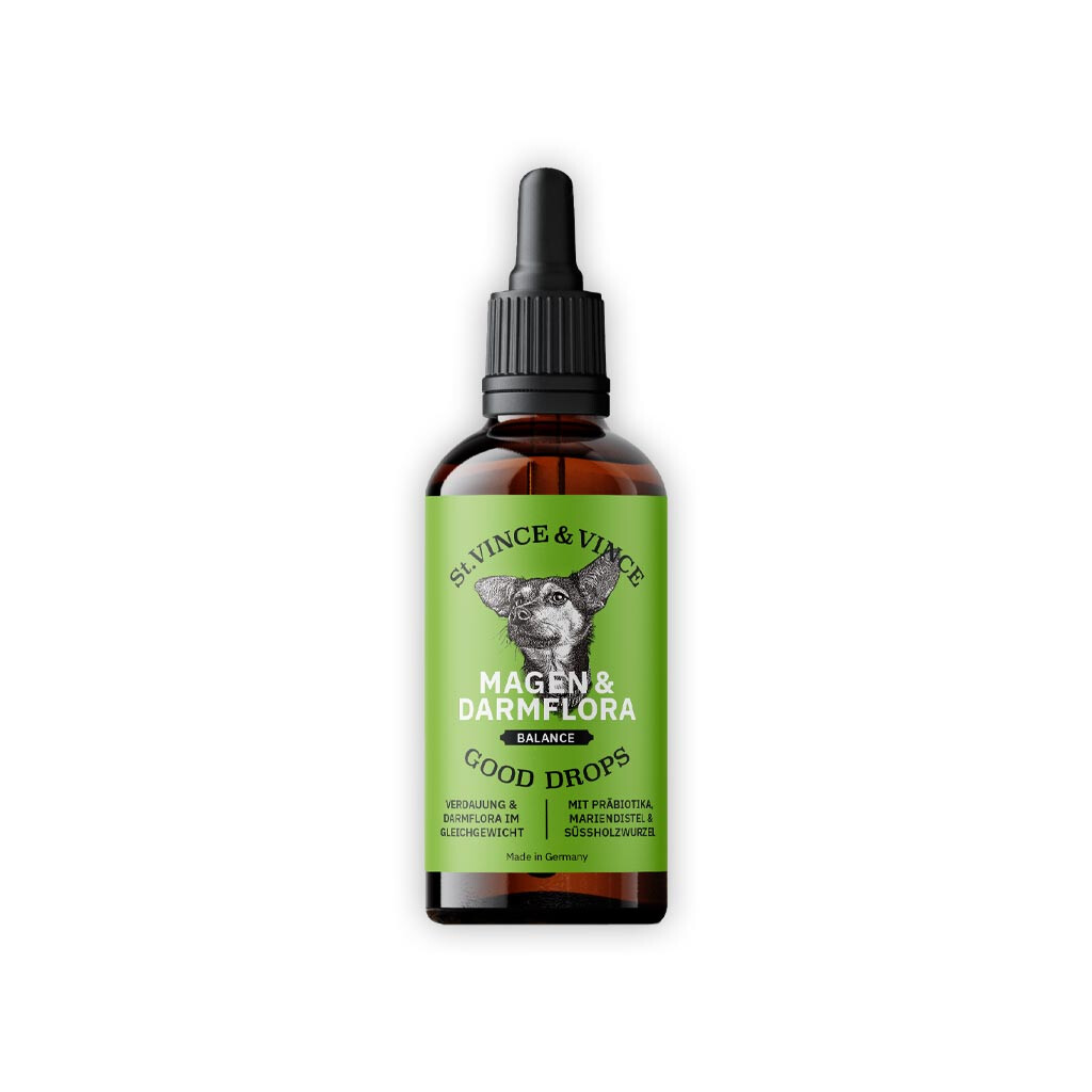 ST. VINCE & VINCE Ergänzungsfutter GOOD DROPS MAGEN & DARMFLORA für Hunde 100ml