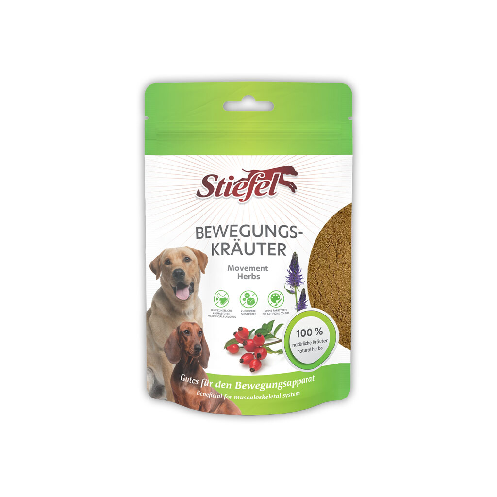 STIEFEL Ergänzungsfutter BEWEGUNGSKRÄUTER für Hunde 100g