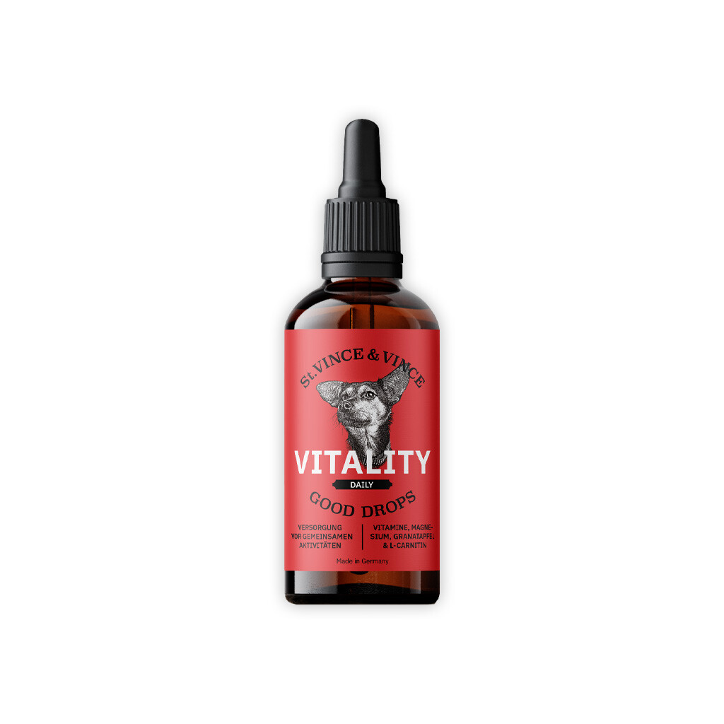 ST. VINCE & VINCE Ergänzungsfutter GOOD DROPS VITALITY für Hunde 100ml