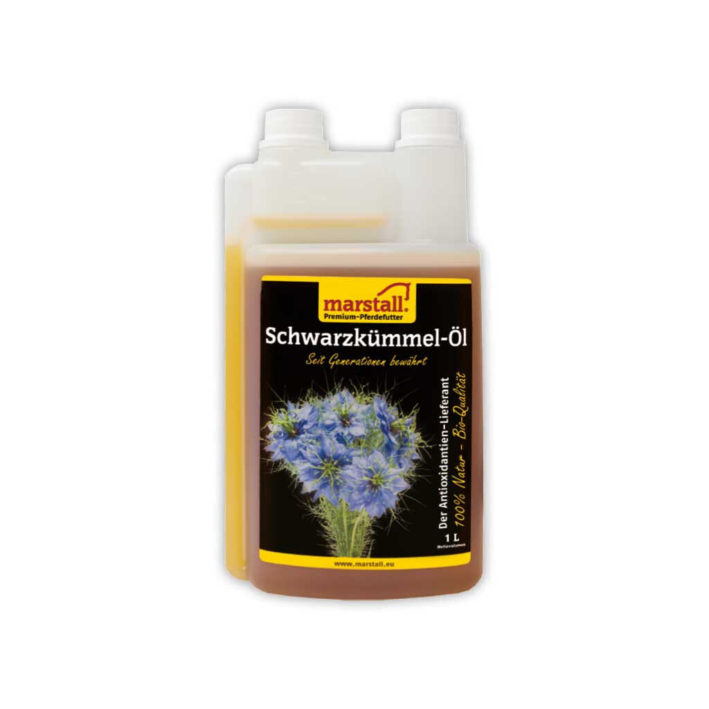 MARSTALL Ergänzungsfutter BIO SCHWARZKÜMMEL-ÖL für Pferde 1l*