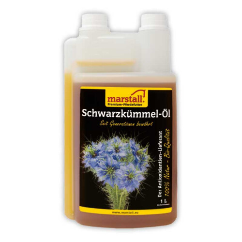 MARSTALL Ergänzungsfutter BIO SCHWARZKÜMMEL-ÖL für Pferde 1l*