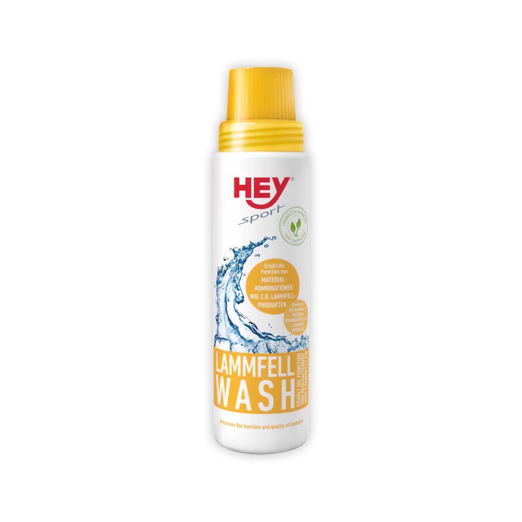 HEY SPORT Leder & Textilpflege LAMMFELL-WASH für Textilien 250ml
