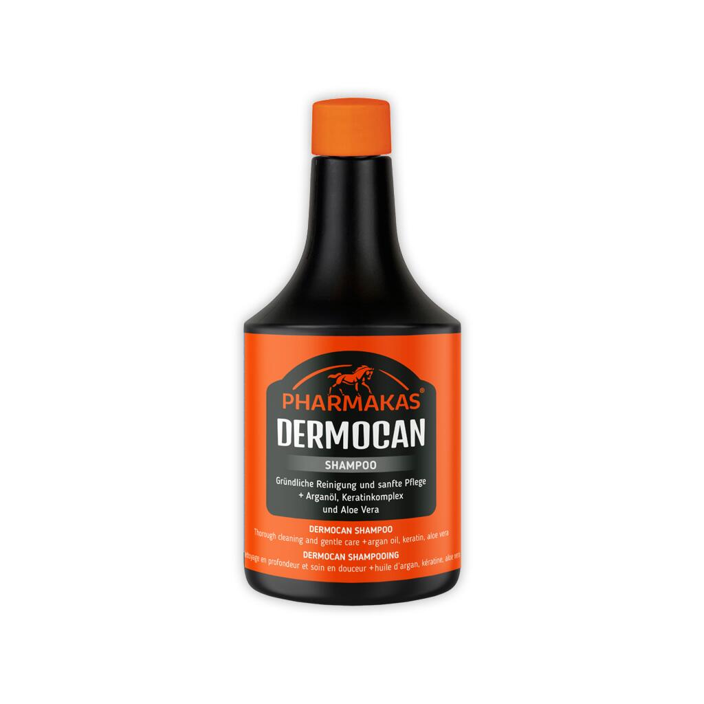 PHARMAKAS Fellpflege DERMOCAN SHAMPOO für Pferde 500ml
