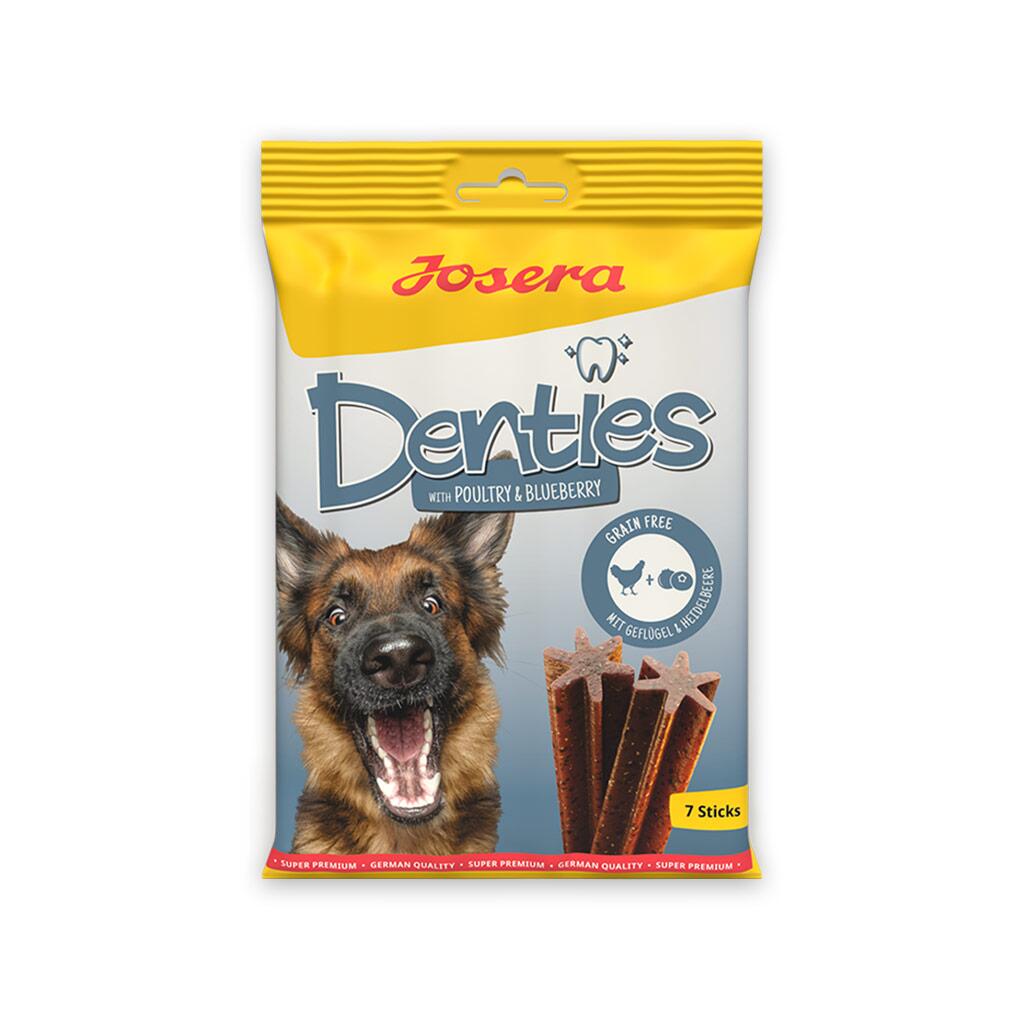 JOSERA Leckerli DENTIES MIT GEFLÜGEL UND HEIDELBEERE für Hunde