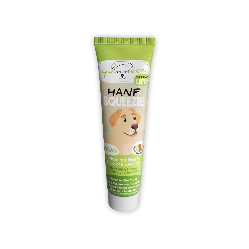 YUMMEEZ GREEN LIFE Leckerli SQUEEZIE HANF für Hunde 100ml