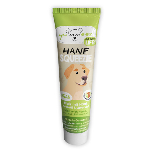 YUMMEEZ GREEN LIFE Leckerli SQUEEZIE HANF für Hunde 100ml