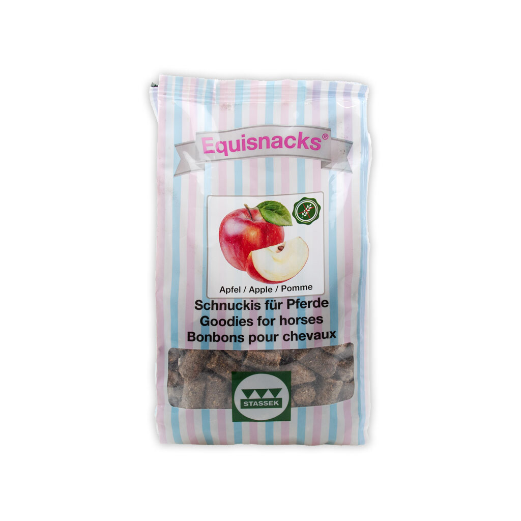 STASSEK Leckerli EQUISNACKS APFEL GETREIDEFREI für Pferde 1kg
