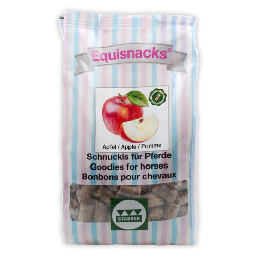STASSEK Leckerli EQUISNACKS APFEL GETREIDEFREI für Pferde 1kg