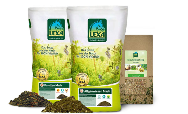 Lexa Produkte Mash und Müsli